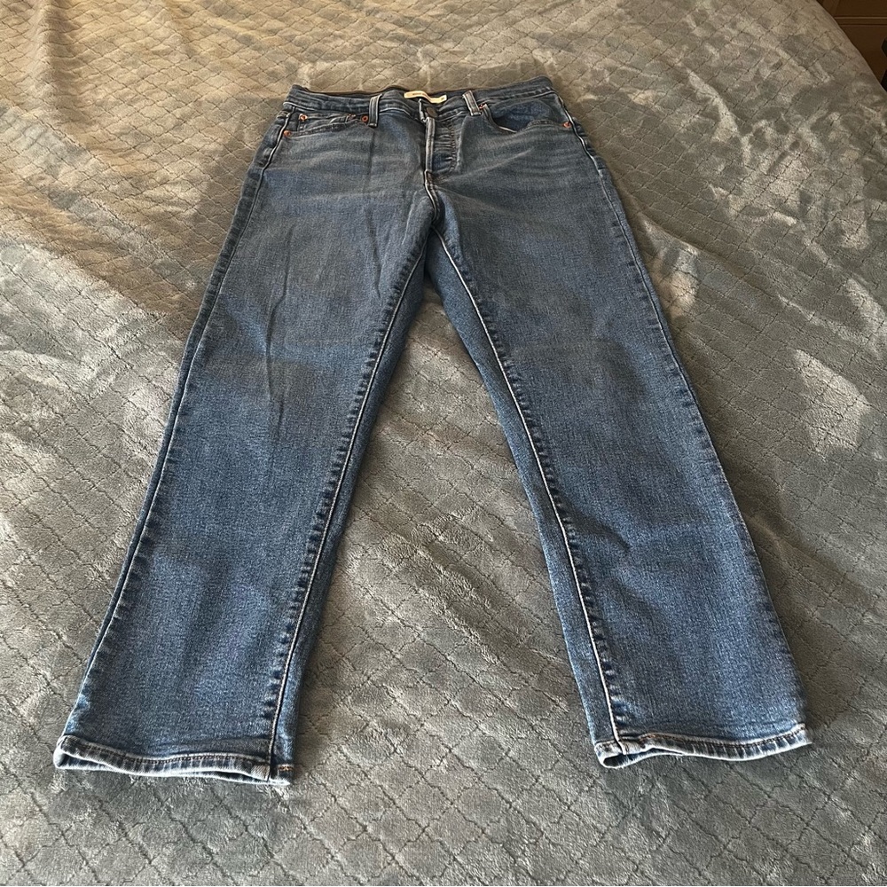 Levi's Women's‎ High Rise Jeans wedgie straight - Blue 31